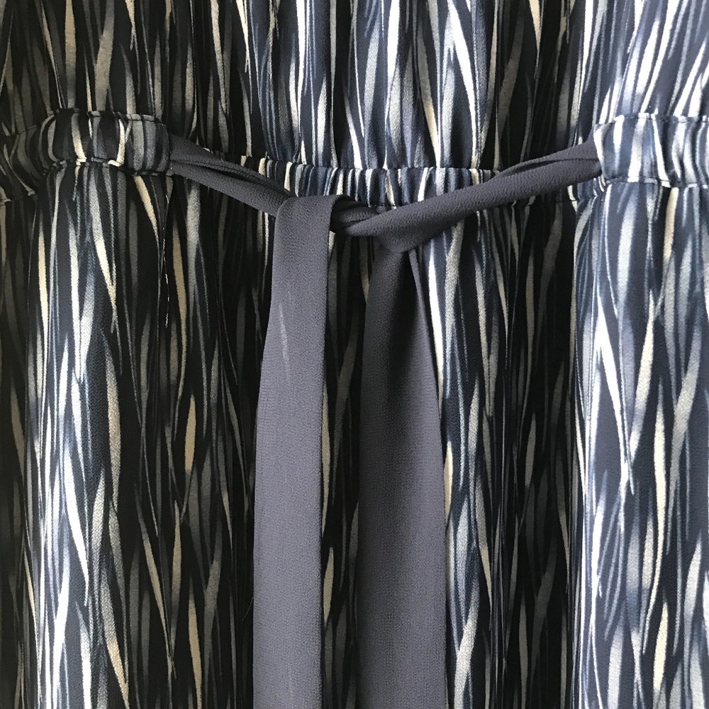 Lane Bryant Blue Chiffon Maxi - Plus Size - Picture 4 of 5